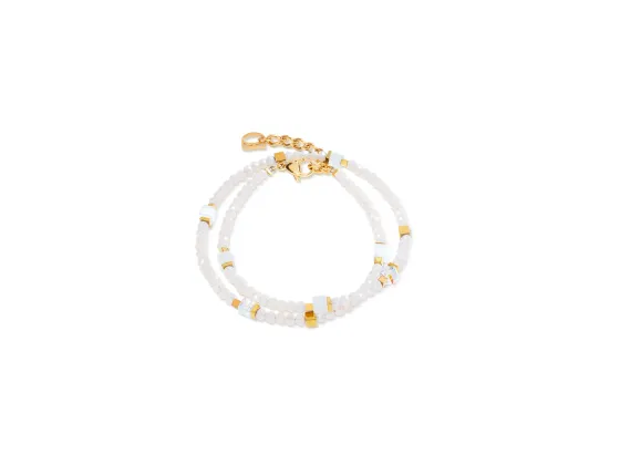 Bracelet Joyful Colours Flex Gold & White