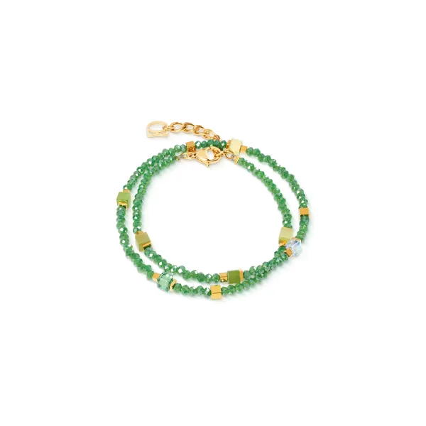 Bracelet Joyful Colours Flex Gold & Green