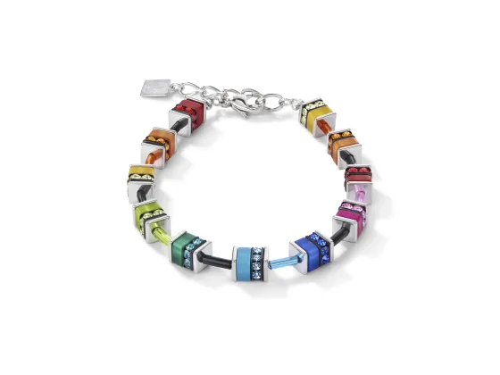 GEOCUBE Bracelet Classic Polaris & Rhinestone Multicolour 