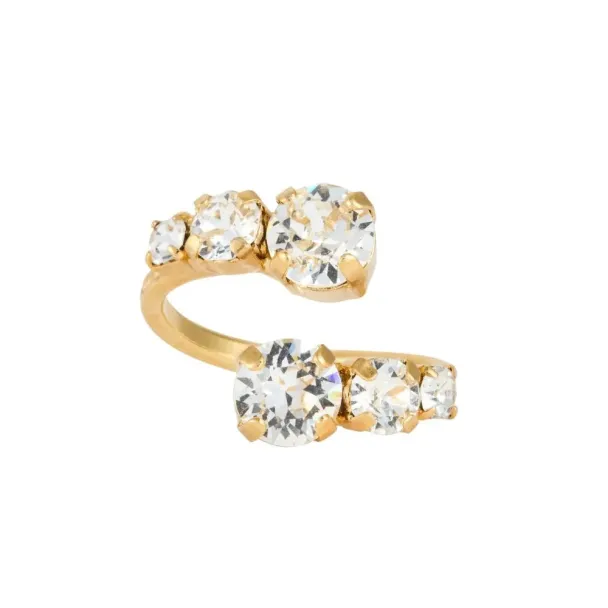 Halo Ring - Gold/Crystal 