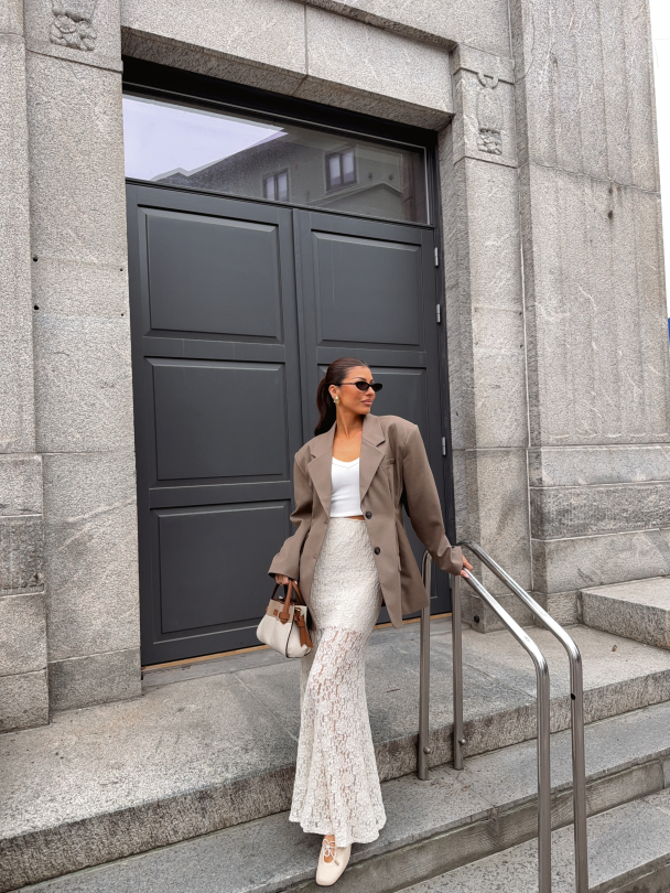Akasha Lace shirt - ivory  - Image 5