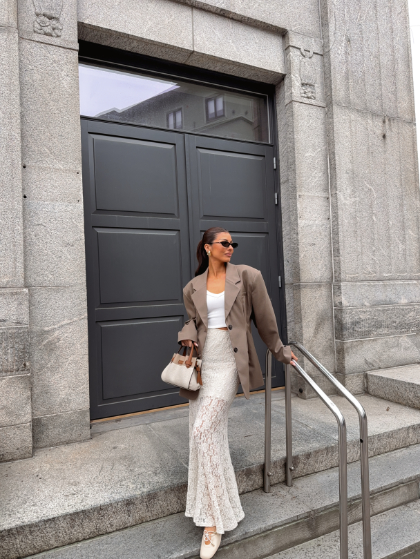 Akasha Lace shirt - ivory  - Image 6