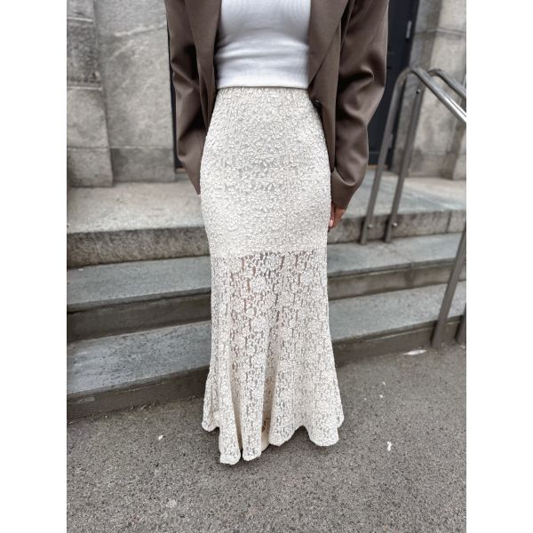 Akasha Lace shirt - ivory 