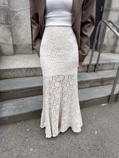 Akasha Lace shirt - ivory 