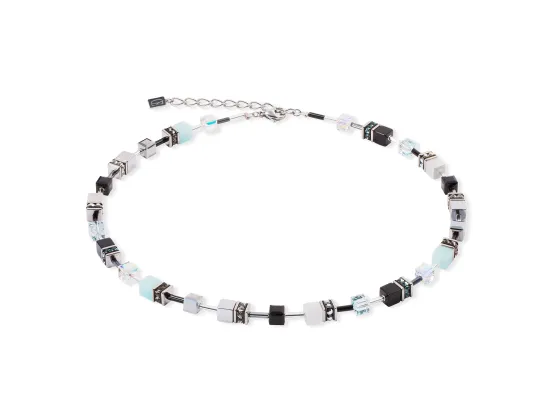 GEOCUBE Necklace Iconic Precious Ice Serenity & Silver