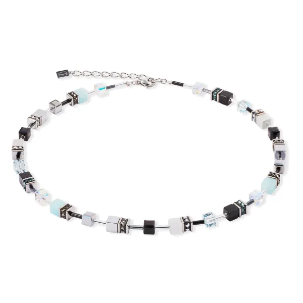 GEOCUBE Necklace Iconic Precious Ice Serenity & Silver