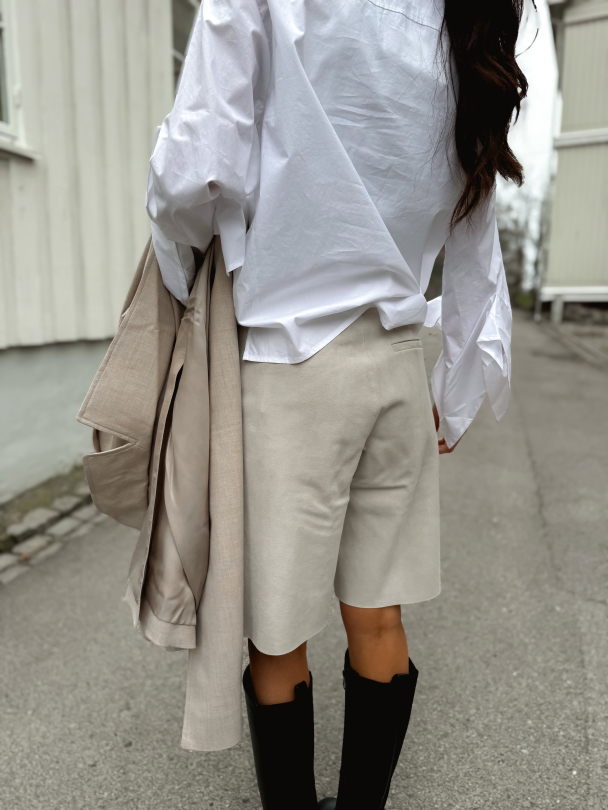 Sophie Suede Shorts - Island Fossil - Image 8