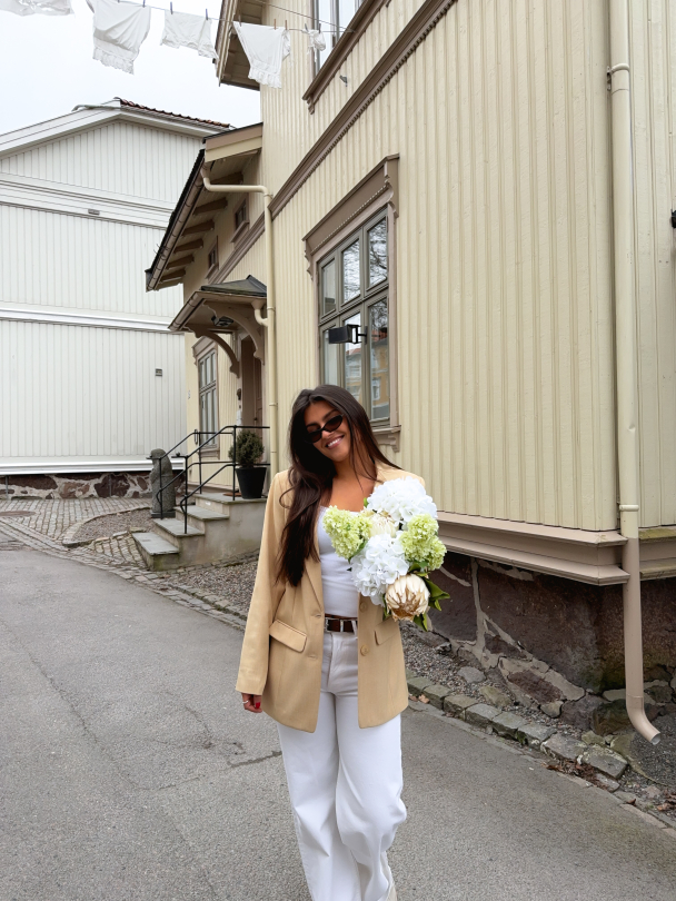 Stacy Blazer - Pale Hay Melange  - Image 7