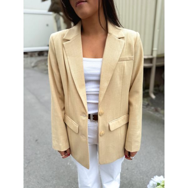 Stacy Blazer - Pale Hay Melange 