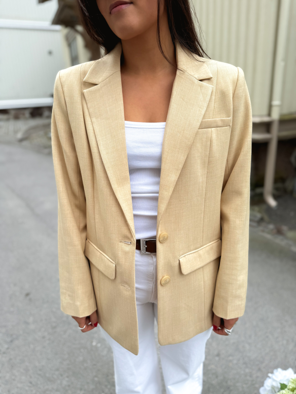 Stacy Blazer - Pale Hay Melange  - Image 1