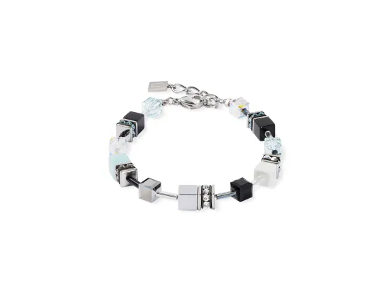 GEOCUBE Bracelet Iconic Precious Ice Serenity & Silver
