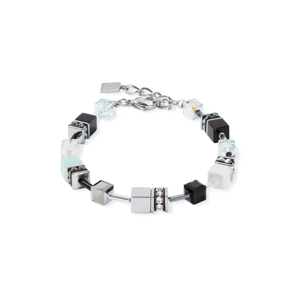 GEOCUBE Bracelet Iconic Precious Ice Serenity & Silver