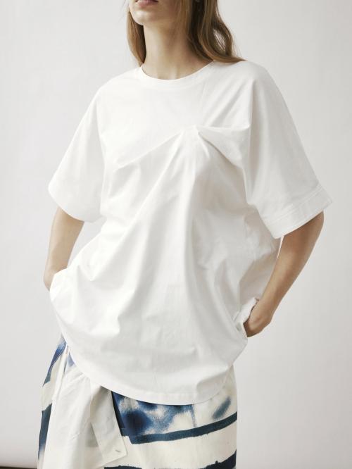 Avana Fold T-Shirt White