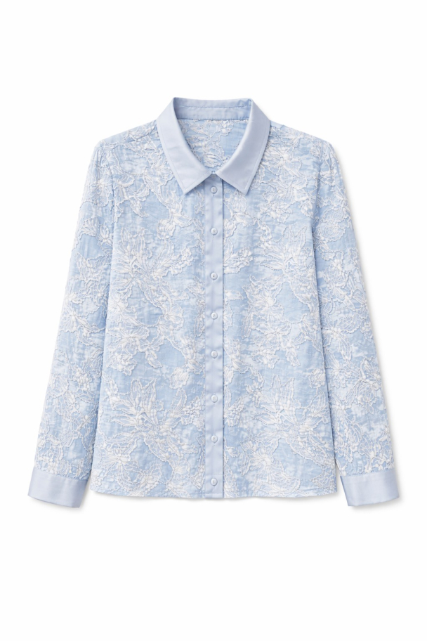 Prima Bluse Blå - Image 2