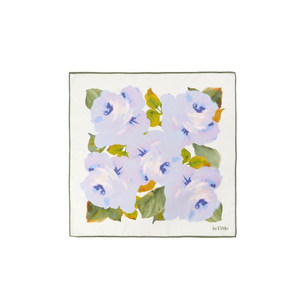 Silk Scarf Small - Celeste