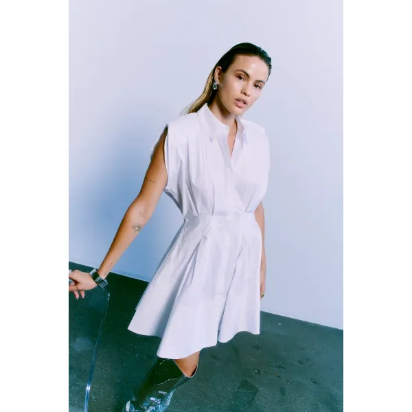 Shirley Dress White