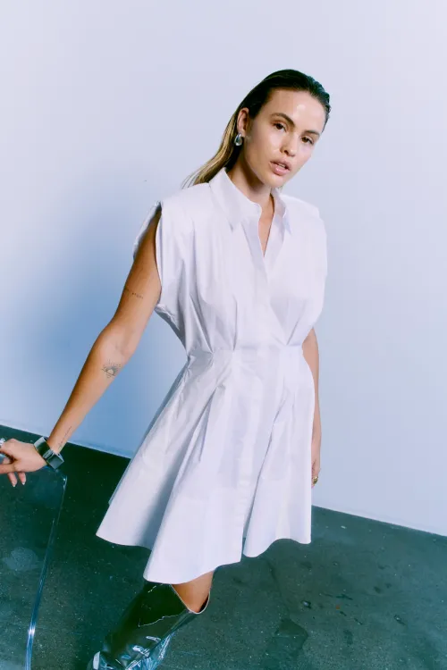 Shirley Dress White