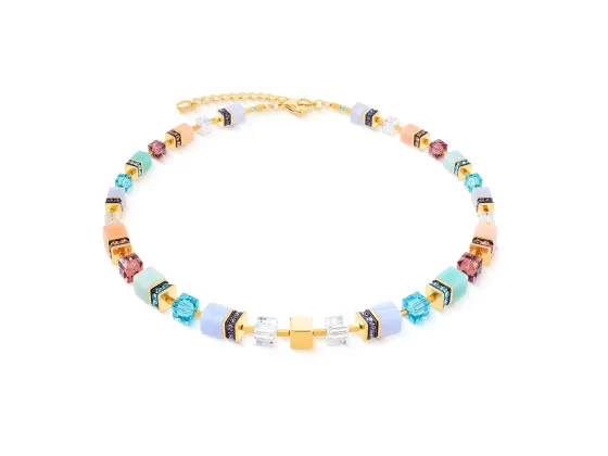 GEOCUBE Necklace Precious Statement Art Nouveau