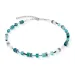 GEOCUBE Necklace Iconic Teal Silver