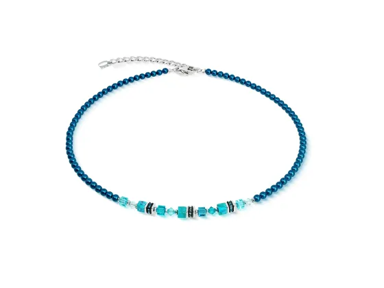 Necklace Princess Teal Glow & Silver