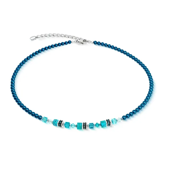 Necklace Princess Teal Glow & Silver