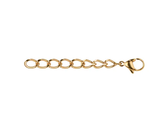 Extension Chain 6cm, goldplated steel