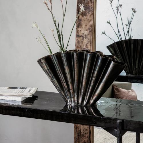 Vase, HDFlood, Antikk Brun