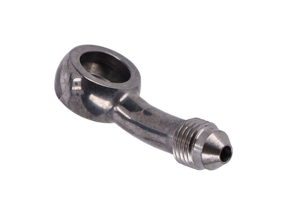 Slimline banjo fitting 3/8", 20 degrees. SS