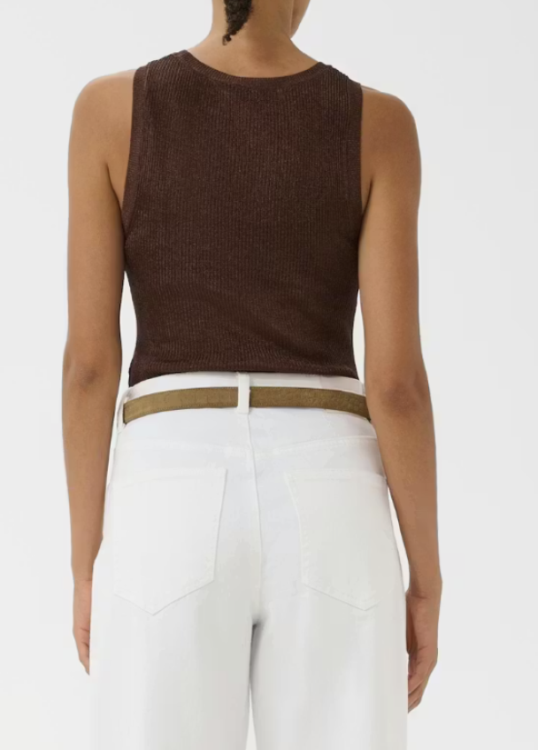 Silvi Top - Deep Brown Metallic  - Image 2