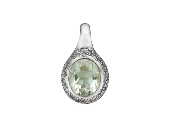 Frida Pav&eacute; Large, Green Amethyst