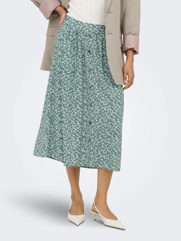 ONLMILANO AOP LIFE LONG SKIRT WVN NOOS - Image 4