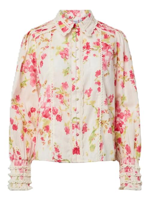 Somelli Shirt - Birch/Red Flower 