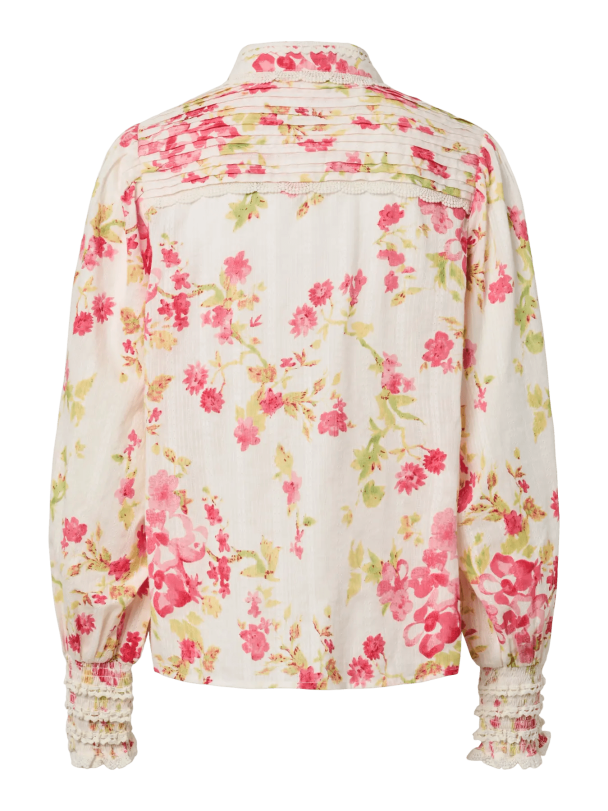 Somelli Shirt - Birch/Red Flower  - Image 2