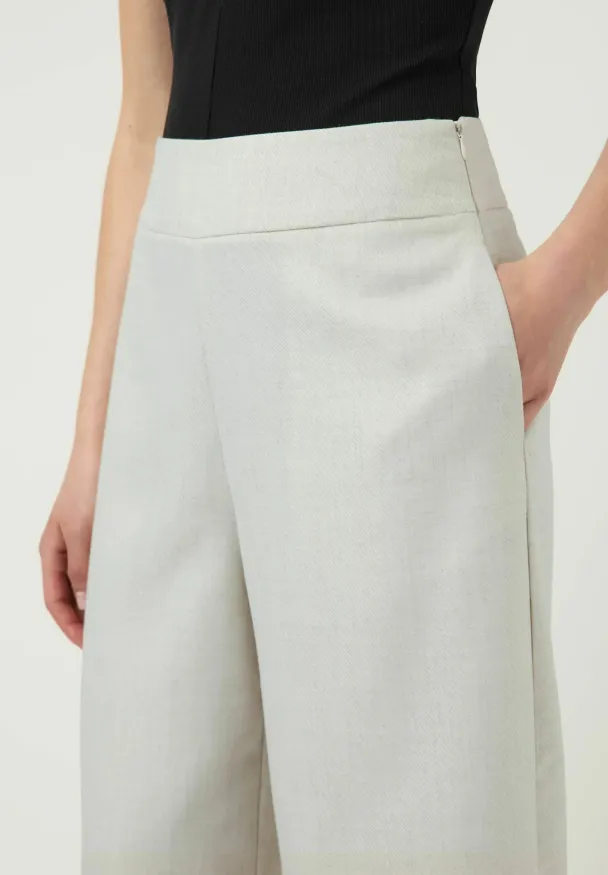 Alikka Wide Pants - Pristine - Image 4