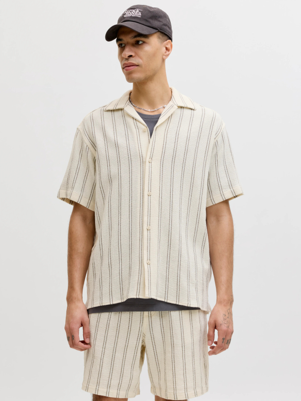 JJECOBA STRIPE RESORT SHIRT SS SN - Image 5