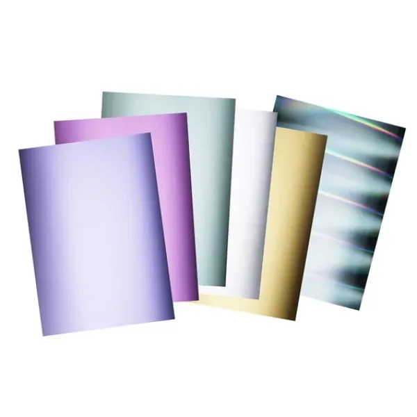 Designblokk med 16 metallic, A4 250g