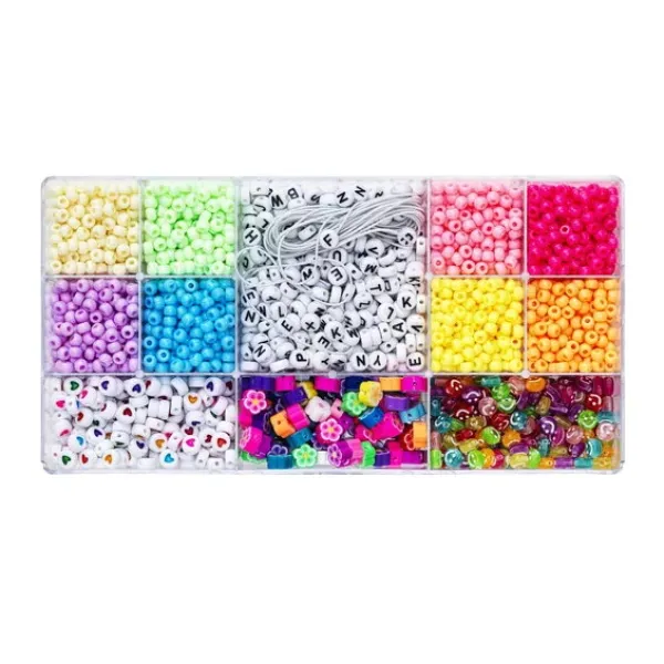 Perlesett – blomsterperler og bokstavperler!