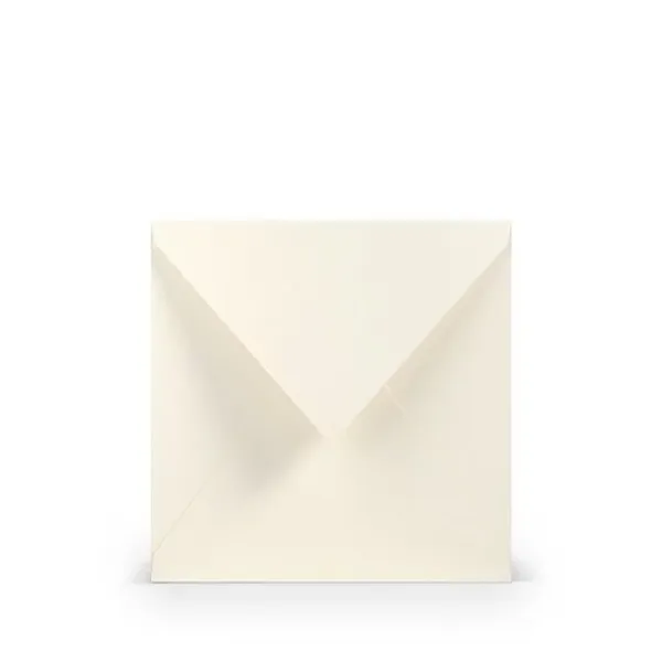 Konvolutt 5 stk. 164x164 mm elfenbein