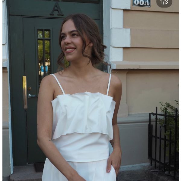 Vinelle Plated Bandeau Top