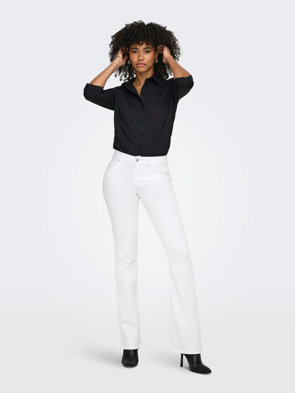 Blush Flared Pocket Jeans - Image 2