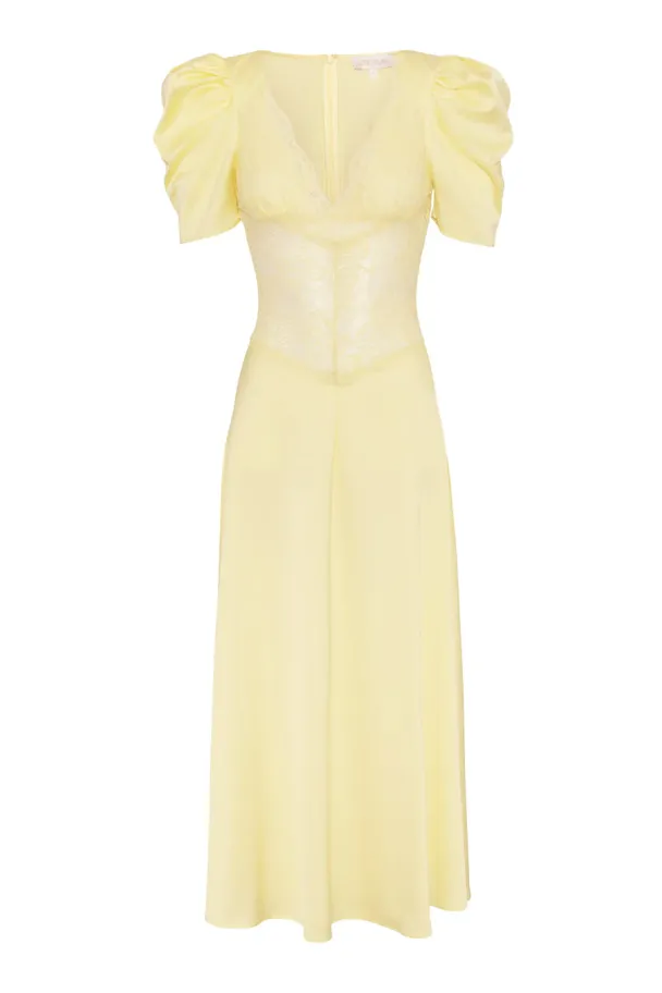 Francis Lace Midi Dress - Lemonade  - Image 2