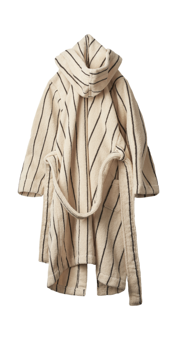 Badekåpe 5-7 år Naram i fargen krem og blekk - Image 4