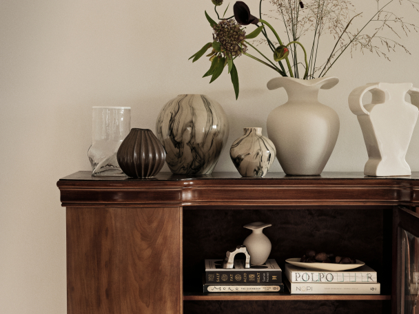 Florentina Hvit Vase M  - Image 2