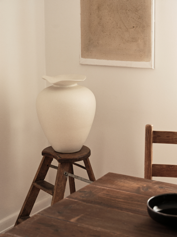 Florentina Hvit Vase L - Image 3