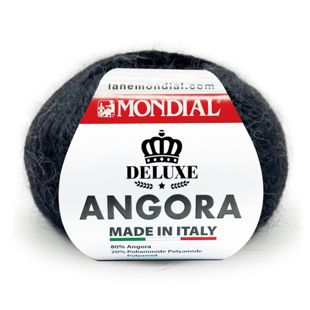 Lane Mondial Angora svart 0633