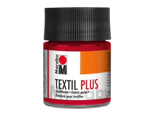 Marabu Textil Plus 50ml – 032 Karminrød Tekstilmaling