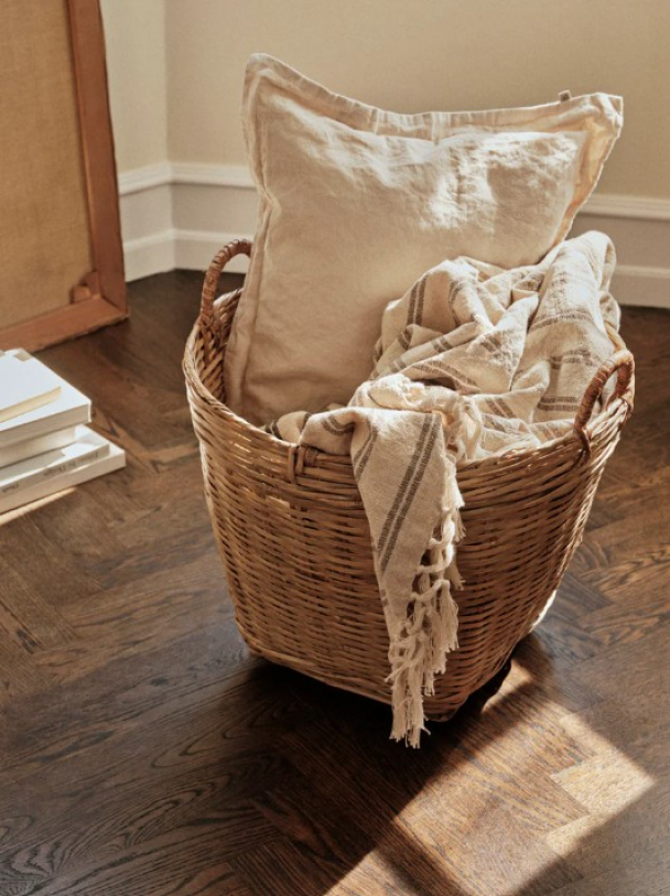 Will Kurv Natural, Bambus Ø45 x H45 cm - Image 2