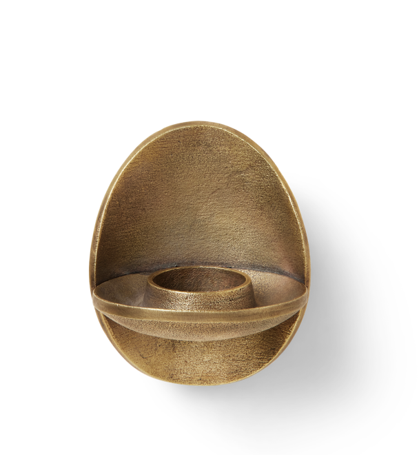Agapé Vegghengt Telysholder - Messing - Image 1