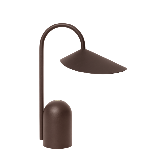 Arum Bærbar Lampe Mørk Sjokolade - Image 1