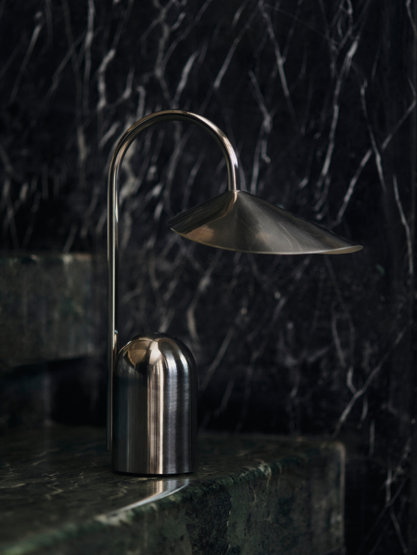 Arum Bærbar Lampe Stål - Image 2